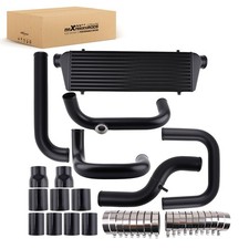2.5 Inletoutlet Intercooler Aluminum Pipe Tube Kit For Honda Del Sol 1993-97