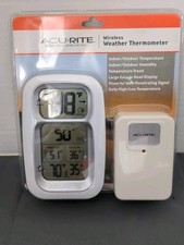 Acurite Wireless Weather Thermometer Sensor Unit Indoor Outdoor Large Display