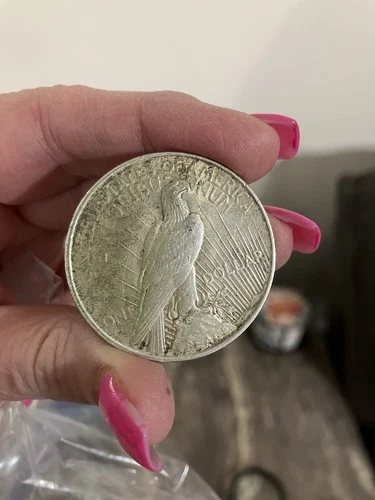 1922 Peace Dollar $1 Silver Coin Circulated Business Strike Uncertified