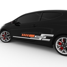 Auto Aufkleber | Seitenstreifen | Dekor Sticker Set | Passt für PKW | N6A29A