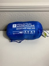 Sacco a pelo Mountain Warehouse Base Camp Mini 200. Nuovo con etichetta