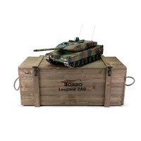 Rc Panzer Leopard 2A6 1:16 Torro Pro Edition Ir Rauch Sound Metall Rtr