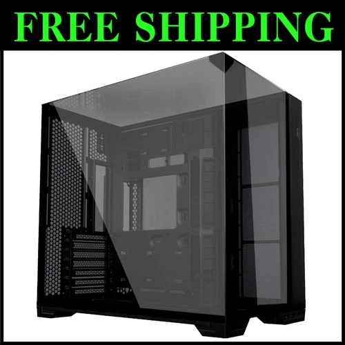 O11 Vision Compact Gaming PC Case with Back Connect Support