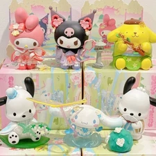 Sanrio Rhythm Flower Collection Blind Box My Melody&Kuromi Figurine Perfect Gift