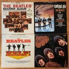 4 beatles vinyl lp records