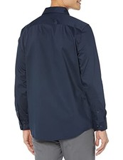 AMAZON ESSENTIALS DRESS SHIRTS, LONG SLEEVE STRETCH, NAVY BLUE, SIZE XL