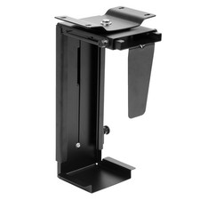 Under Desk Computer Mount with 360 Swivel - CPU Holder for PC Desktop Tower