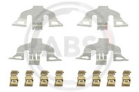 A.B.S. ZubehöRsatz Scheibenbremsbelag 1992Q FüR Audi Q7 4MB 4MG 4MQ Van Tfsi TDI