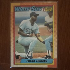Topps 1990 Frank Thomas #414 Draft Pick White Sox Baseball MLB Card