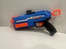 ZURU Shot Insanity Dart Blaster USED WORKING NICE With 6 darts 