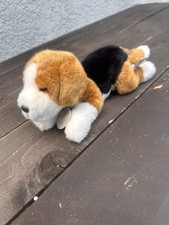 Rare Yomiko Classics 11 Beagle Puppy Beanie Realistic Dog Plush Stuffed Animal