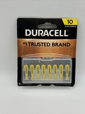 Duracell Hearing Aid Batteries 10 New