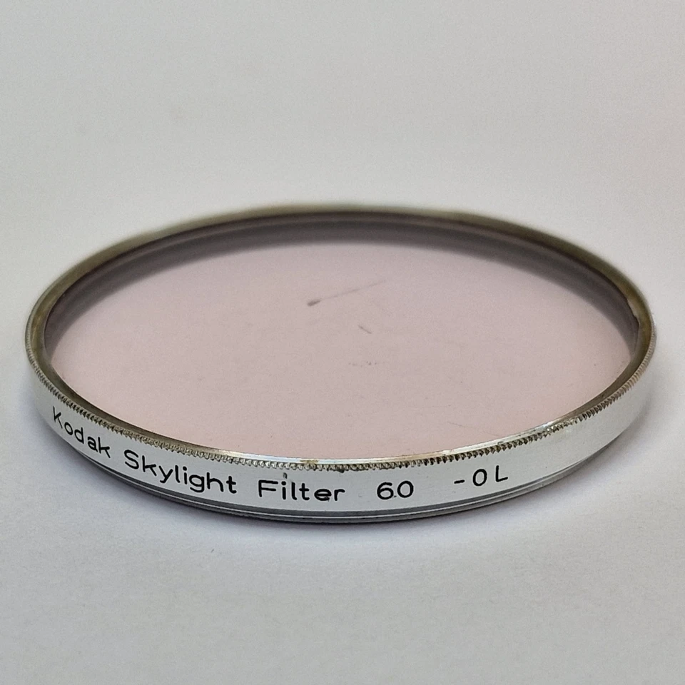 Kodak 58mm Skylight Filter 60 -0L Glass Filter With Case, Scratched, See Photos - Image 2 of 4