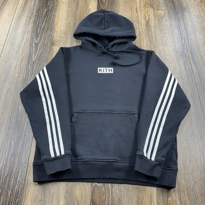 Kith X Adidas Hoodie Mens M Black Sweatshirt Terrex Collab Three
