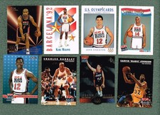 Lot Of 21 USA Basketball Cards Magic, Stockton, Robinson, Barkley, Malone +