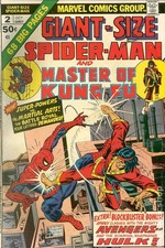Giant Size Spider-Man #2 VG+ 4.5 1974 Stock Image