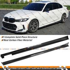 For 19-26 Bmw G20 330i M340i V2 Real Carbon Fiber Side Skirt Extension Splitter For 19-26 Bmw G20 330i M340i V2 Real Carbon Fiber Side Skirt Extension Splitter