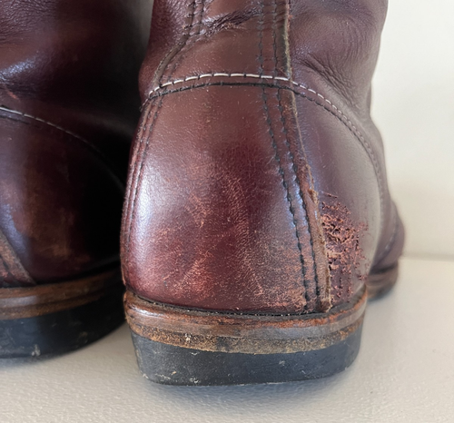 Red Wing Beckman Boots Heritage 9011 Size 9.5D MADE IN USA Shoes Black Cherry - Picture 9 of 12