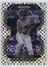 2022 Panini Prizm Draft Picks Power Plaid Prizm 13/35 Brenner Cox #PDP111 1e90
