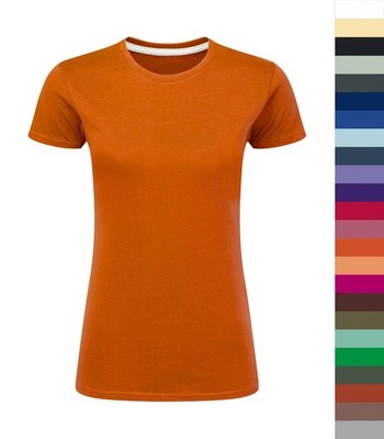 3 Stück Pack SG Perfect Print Tagless Tee Damen T-Shirt Single Jersey Baumwolle