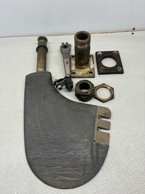 27A rudder assembly with trim tab for most nautique boats over 17ft