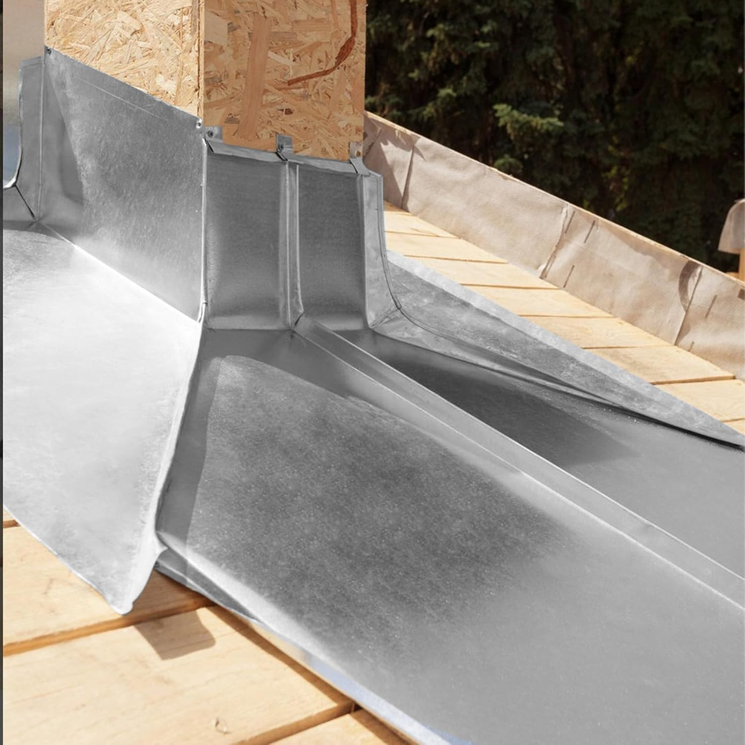 4'' X 50' Aluminum Flashing Roll Metal Roof Flashing for Garden Aluminum Roofing