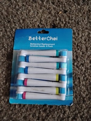 Betterchoi Replacement Brush Heads 8 Pack Oral B Electric Toothbrushes New
