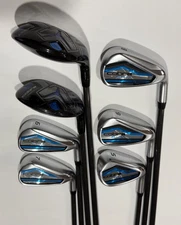 Cobra F-Max Airspeed Iron Set 22º 4hy, 25º 5hy, 6-9 + SW (NO PW) Lite Flex RH