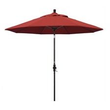 Pemberly Row 9' Patio Umbrella in Jockey Red
