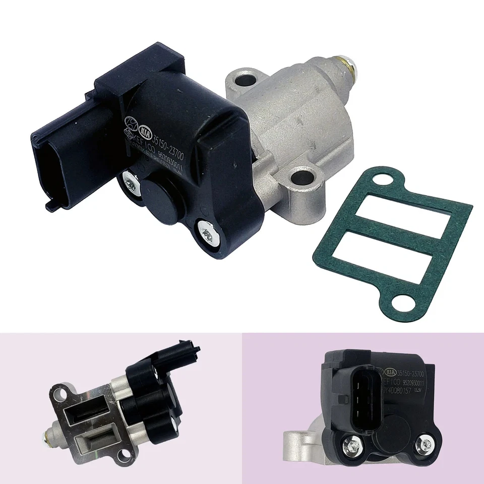 Válvula de control de aire de ralentí para Hyundai i30 Tucson Elantra y Kia Sportage Cerato Foto 2 de 4