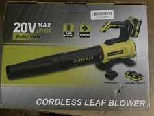 Leaf Blower Cordless with 2 Battery and Charger, 130MPH 180CFM High Speed...