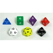Koplow Games KOP10827 Jumbo Polyhedral Dice Set Of 7