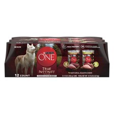 Purina ONE True 13 Ounce (Pack of 12), Variety Pack - Turkey & Chicken 12 Ct.  4.11 per gallon