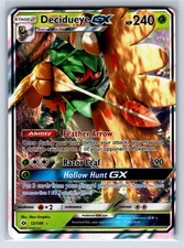 Decidueye GX 12/149 SM Base Set Holo Pokemon Moderately Played