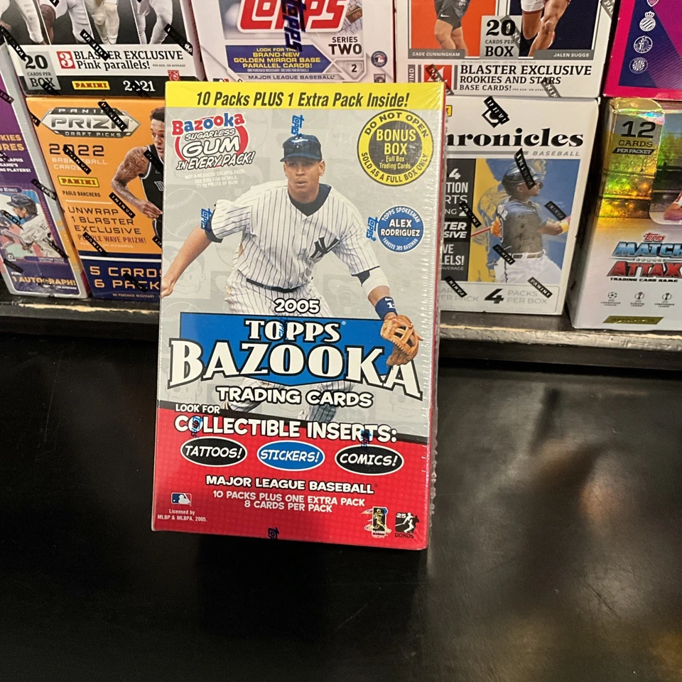 2005 TOPPS BAZOOKA BASEBALL TRADING CARDS 🔥⚾️ RARE FIND ‼️ FACTORY SEALED - Image 2 of 4