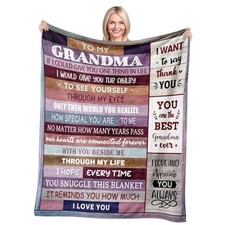 Grandma Birthday Gifts, Great Grandmas Gifts from 50"x60" Grandma Gifts