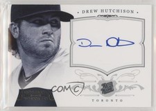 2012 Panini National Treasures Rated Rookies Gold 23/25 Drew Hutchison #170 0nr3