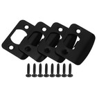  4 Pcs Door Latch Guide Frame Reinforcement Plate Hardware Strike