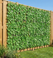 1mx3m Artificial Ivy Hedge Garden Privacy Fence Screen Roll Wall Panel Fake Leaf