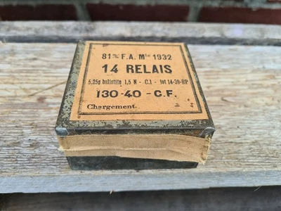 boite français relais 81 mm france 1940 WW 2 - Photo 1/4