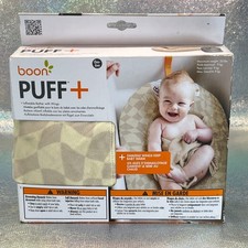 Boon Puff Inflatable Portable Baby Infant Bathtub Including Microfleece Cover