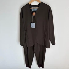 Dulcamara Brown Jacket Pants Set L Size