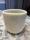 Vintage WWII US Navy Corning Milk Glass Watchmans Hand Warmer Mug