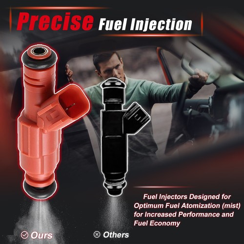 8X Iniettori Carburante per Dodge Ram 1500 Ram 2500 Ram 3500 5.2L 5.9L 0280155934 ~ - Foto 3 di 16