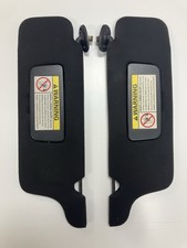 1994-2004 Ford Mustang Sun Visors Left Right Pair Set  (Hardtop Only) OEM Black