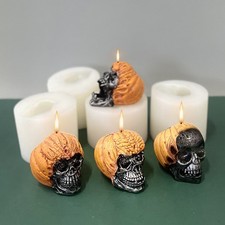 Halloween 3D Skull Molds Pumpkin Silicone Moulds 3D Molds