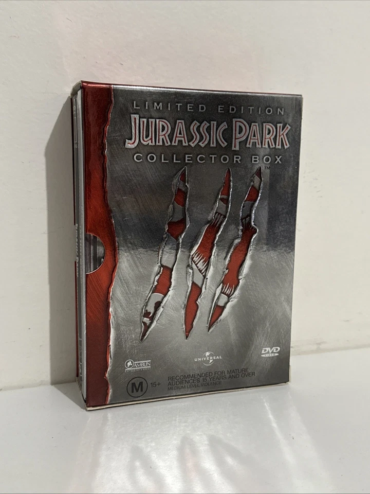 Jurassic Park Limited Edition DVD Collector Box Trilogy Number 42167 Region 4 - image 3 of 4