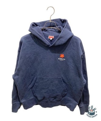 KENZO BOKE FLOWER OVERSIZED SWEATSHIRTS Size: L Navy Men FC65SW4604ME