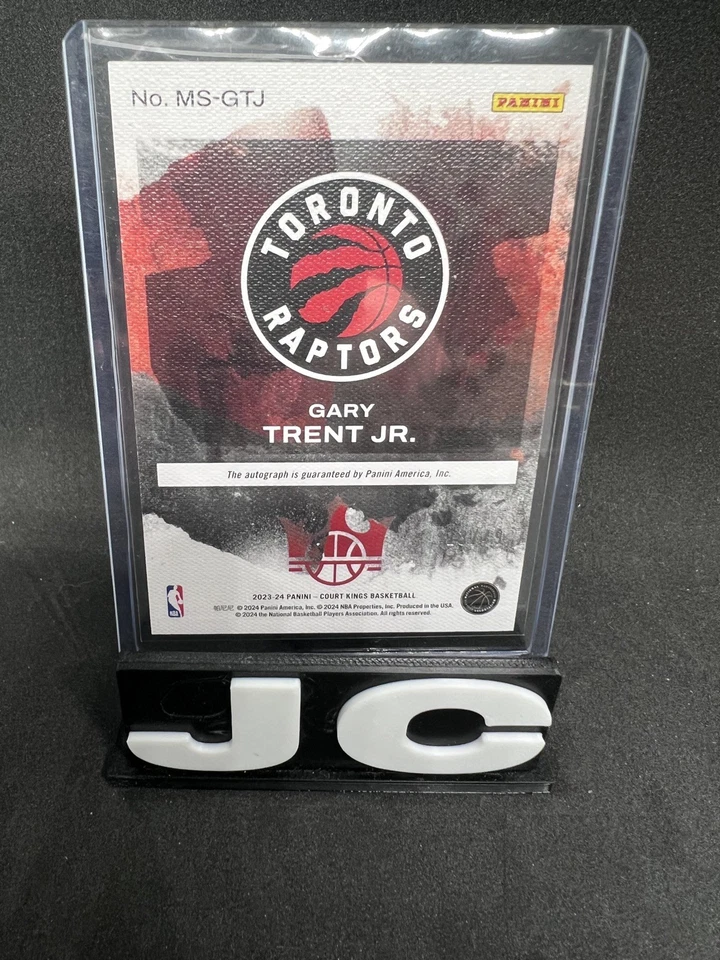 GARY TRENT JR. 2023-24 COURT KINGS MASTERSTROKES AUTOGRAPH AUTO 13/49  - Image 2 of 2
