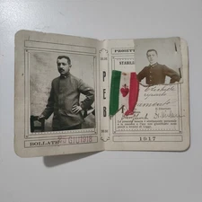 TESSERA DISTINTIVO PROIETTILI ESPLOSIVI BOLLATE 1918 WWI RARITÀ 